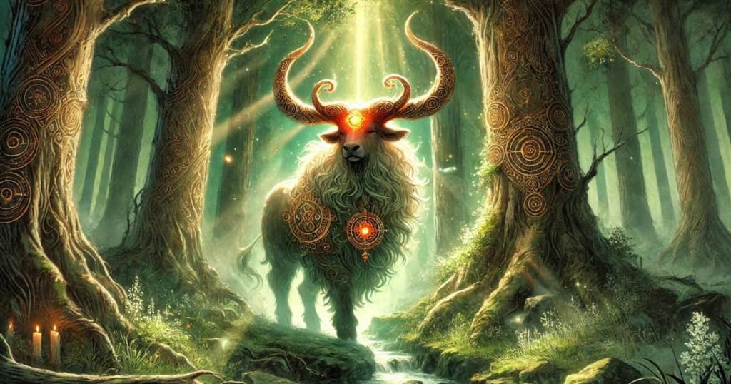 ルーン占いで「力・本能・肯定力」を象徴するウルまたはウルズのイメージ画像