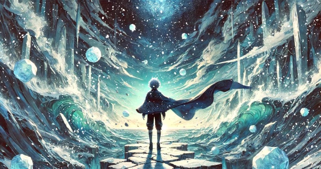 ルーン占いで「試練」を象徴するハガルまたはハガラズのイメージ画像