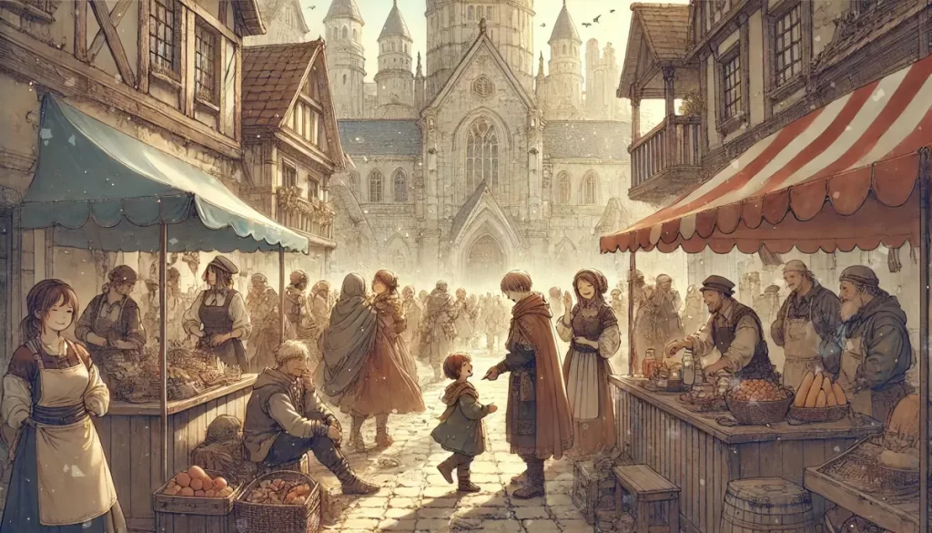 ルーン占いで「人間性」を象徴するマンまたはマンナズのイメージ画像